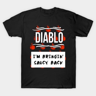 Hot Sauces Halloweens Taco Diablo Sauce T-Shirt